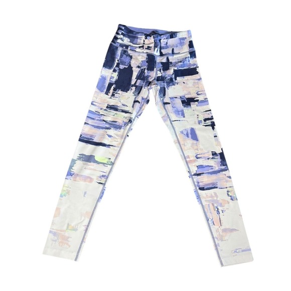 Calvin Klein Pants - Calvin Klein Collage Print High Waist Leggings XS Multicolor Sporty EUC